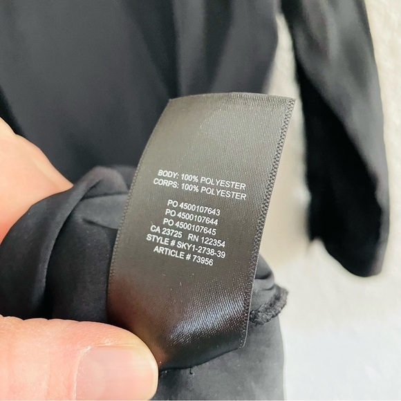 Babaton Toned Black Button Up Blouse - Picture 10 of 16